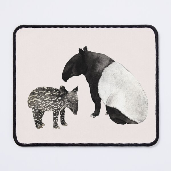 Item preview, Malayan Tapir with baby designed and sold by mooonhannah.