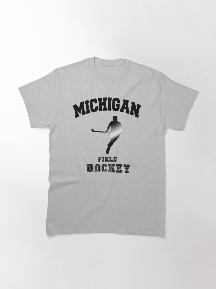 University of Michigan Hockey Gray Triblend ''100 Years of Michigan Hockey''  Logo Tee