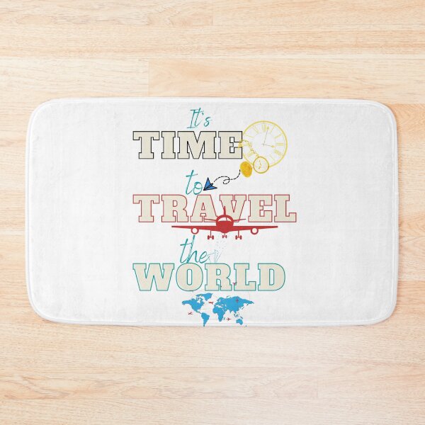 Item preview, It's Time to Travel the World / In White  designed and sold by BeatyinChaos.