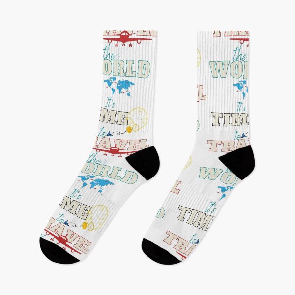 Item preview, It's Time to Travel the World / In White  designed and sold by BeatyinChaos.