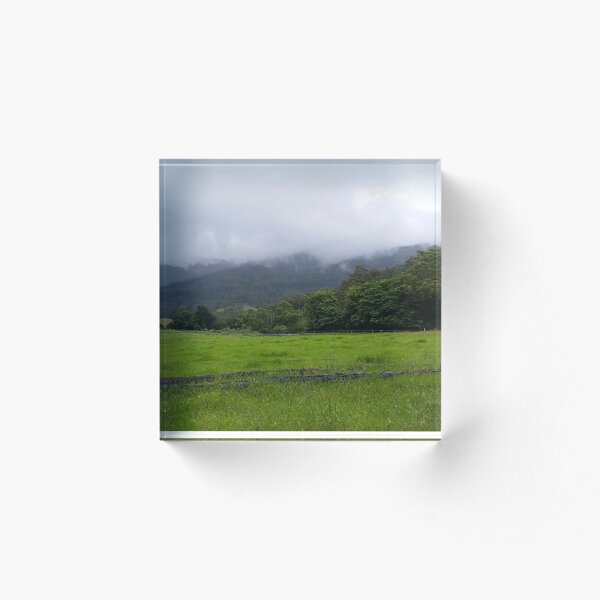 Item preview, Jamberoo field on a misty morning designed and sold by VallyDalPra.
