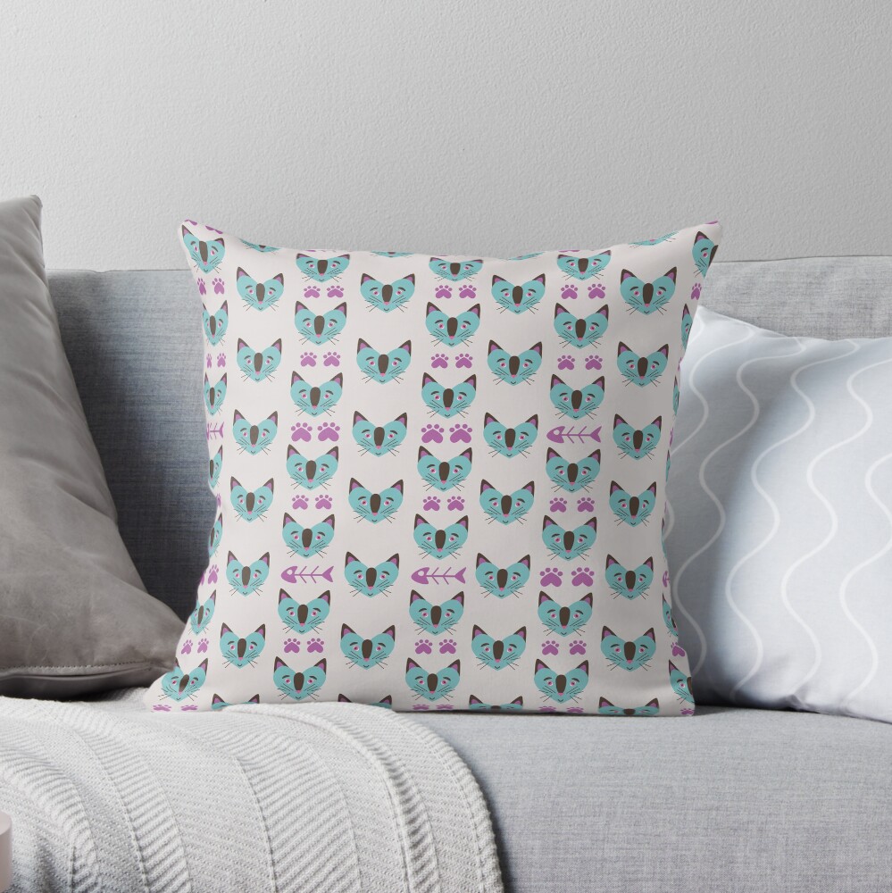 In the Heartland - CATS! Throw Pillow
