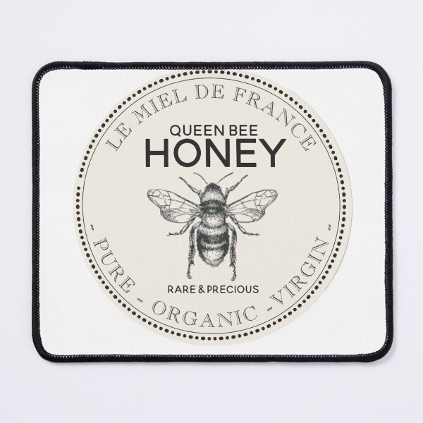 Item preview, Queen Bee Organic Honey Vintage Sticker designed and sold by TournesolTintin.