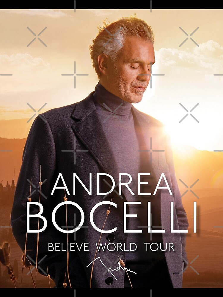 Andrea Bocelli Believe World Tour with Signature | Scarf