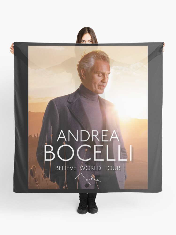 Andrea Bocelli Believe World Tour with Signature | Scarf