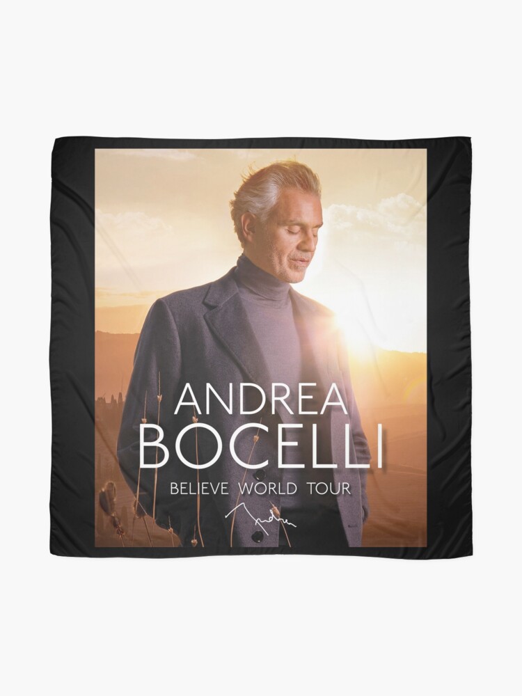 Andrea Bocelli Believe World Tour with Signature | Scarf