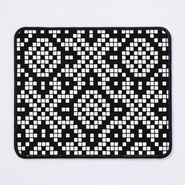 Item preview, Grid Paper White and Black Geometric Pattern Vector Art designed and sold by taiche.