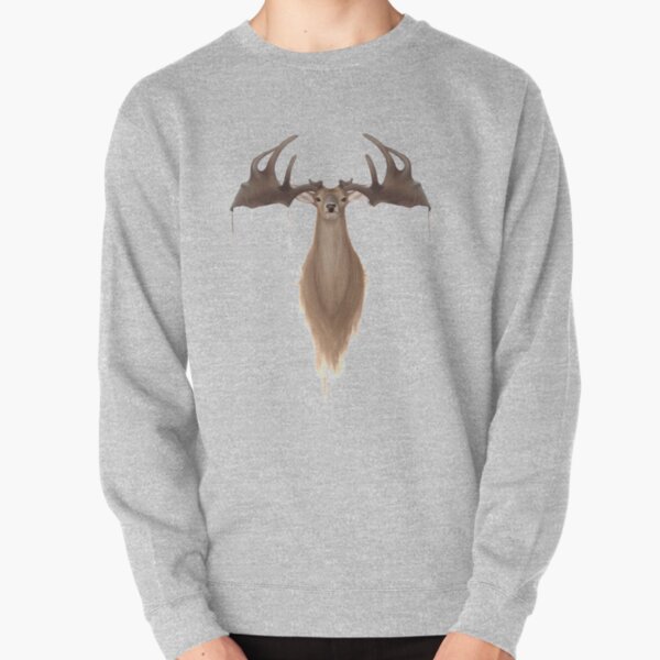 Megaloceros giganteus ( Irish elk / giant deer) Pullover Sweatshirt