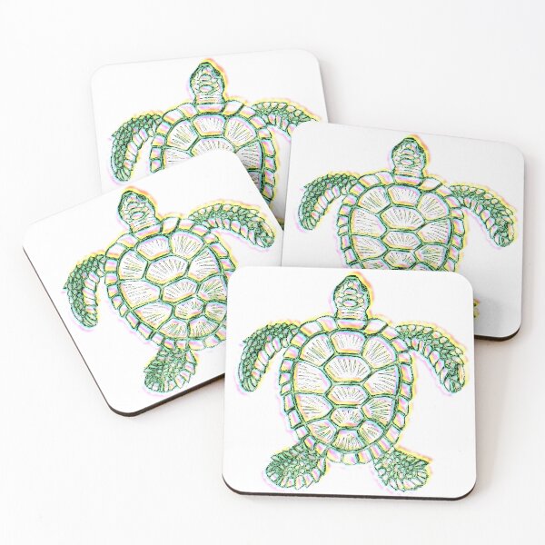 Item preview, Technicolour Turtle designed and sold by inktrips.
