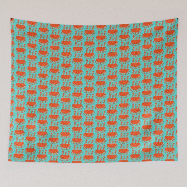 Item preview, Abstract Pattern Creature Orange Walking Shopping Calls designed and sold by AraljanFusion.