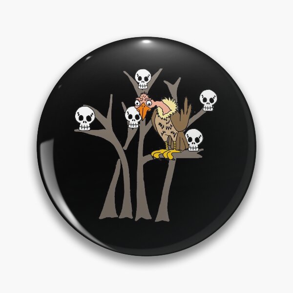 Item preview, Funny Old Buzzard and Skulls in Tree  designed and sold by ezzullo.