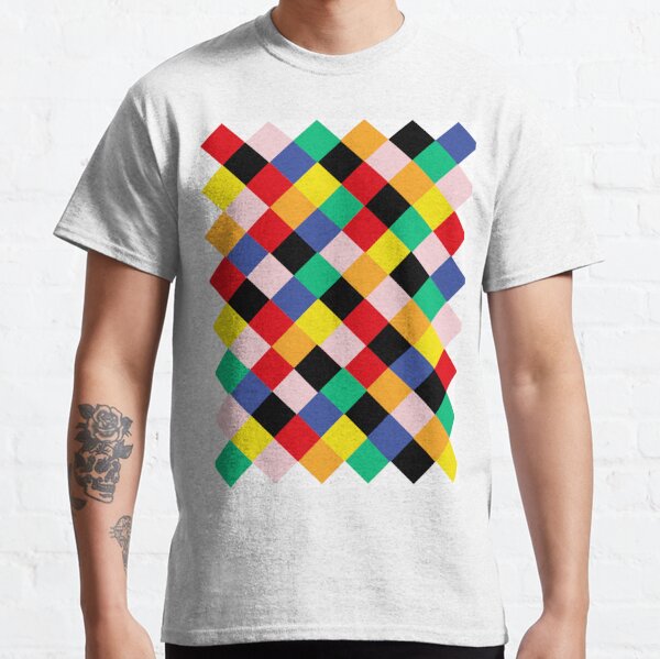 Harlequin Pattern Men's T-Shirts for Sale