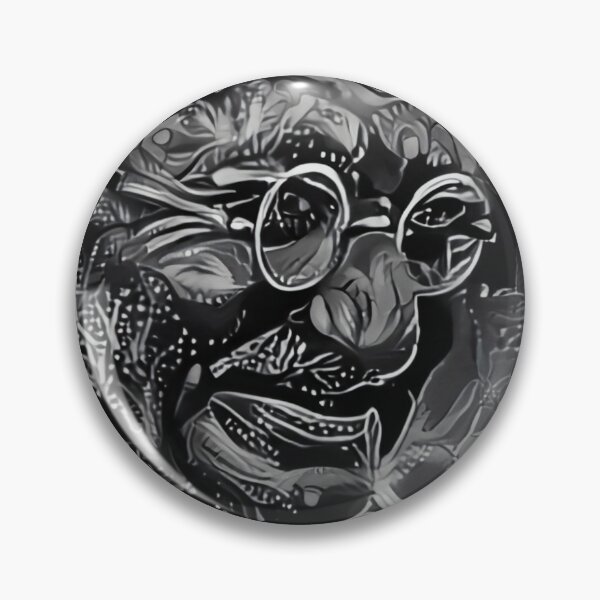 Item preview, Gandhi Floral B/W designed and sold by PlacidHinds.