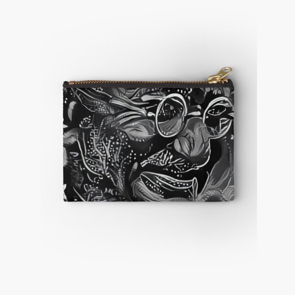 Item preview, Gandhi Floral B/W designed and sold by PlacidHinds.
