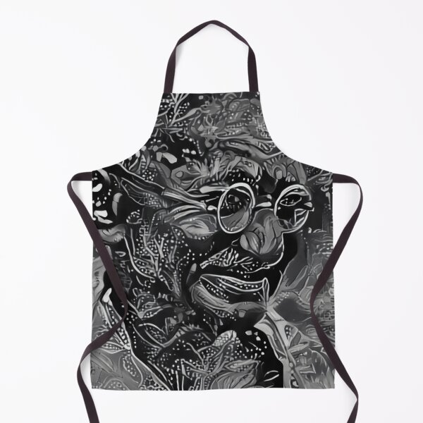 Item preview, Gandhi Floral B/W designed and sold by PlacidHinds.