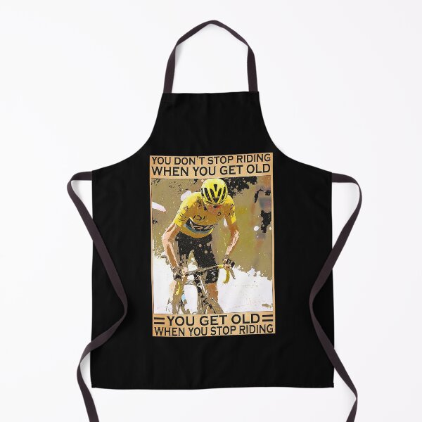Item preview, You Don't Stop Riding When You Get Old - Men Road bicycle racing Poster Gift designed and sold by SockaArt1.