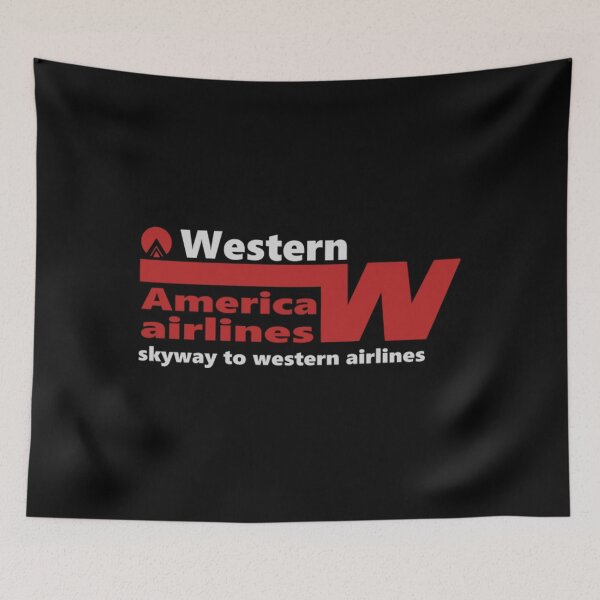 Artikelvorschau, Western Airlines T-Shirtamerica westliche Fluggesellschaften entworfen und verkauft von KumaAsensio.