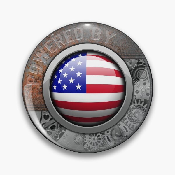 Item preview, USA Steampunk Engine Powered By American National Pride designed and sold by onicon.