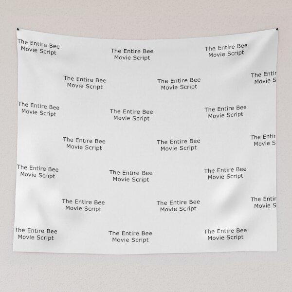 Item preview, The Entire Bee Movie Script Literally designed and sold by superfly360.