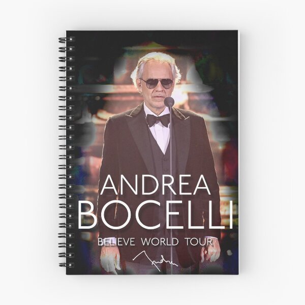 Item preview, Believe World Tour Andrea Bocelli with Signature designed and sold by BryannaLaRussa.