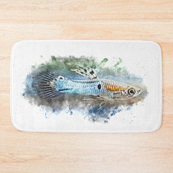 Aperçu de l'œuvre Endler Guppy Bleu - Poecilia wingei créée et vendue par AquariumLutter.