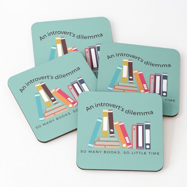 Item preview, Introvert's Dilemma, So Many Books So Little Time designed and sold by rosendosen.