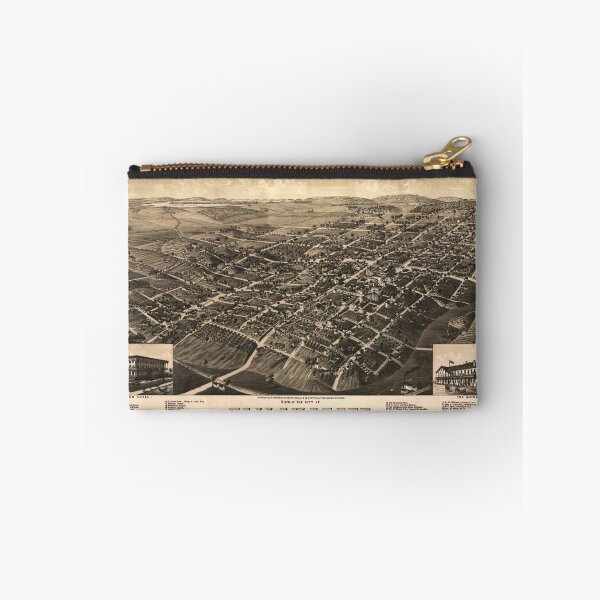 Item preview, Vintage Pictorial Map of Tallahassee FL (1885) designed and sold by BravuraMedia.