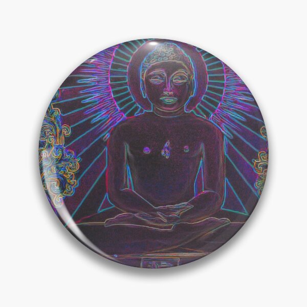 Item preview, Vintage Illustrated Psychedelic Neon Poster From Nepal - EDEN HASHISH CENTRE (Gautama Buddha) designed and sold by VISIBLECREATION.