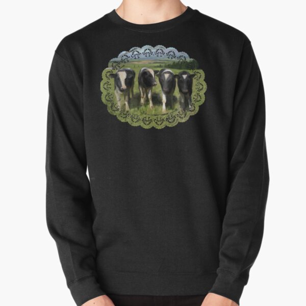 Curious cows Pullover Sweatshirt