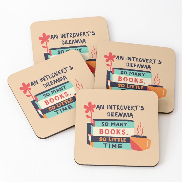 Item preview, An Introvert's Dilemma: So Many Books, So Little Time designed and sold by rosendosen.
