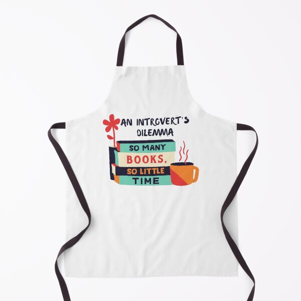 Item preview, An Introvert's Dilemma: So Many Books, So Little Time designed and sold by rosendosen.