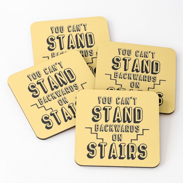 Item preview, You can't stand backwards on stairs designed and sold by Sticker Up.