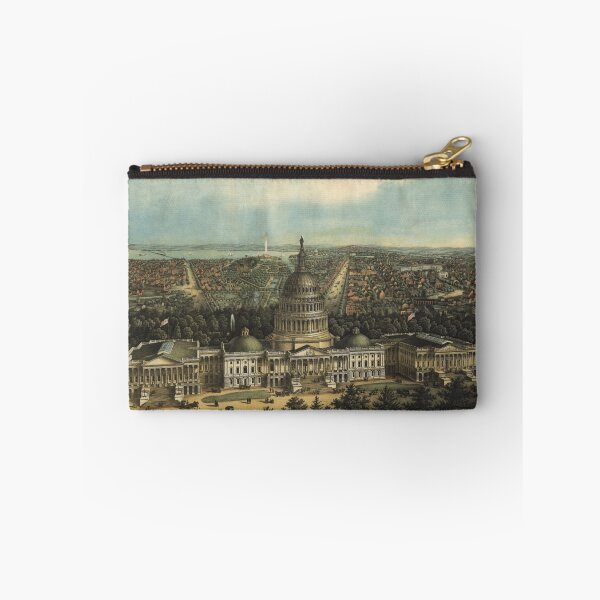 Item preview, Vintage Pictorial Map of Washington D.C. (1871) designed and sold by BravuraMedia.