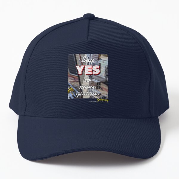 Say Yes to More Guitars Baseball Cap