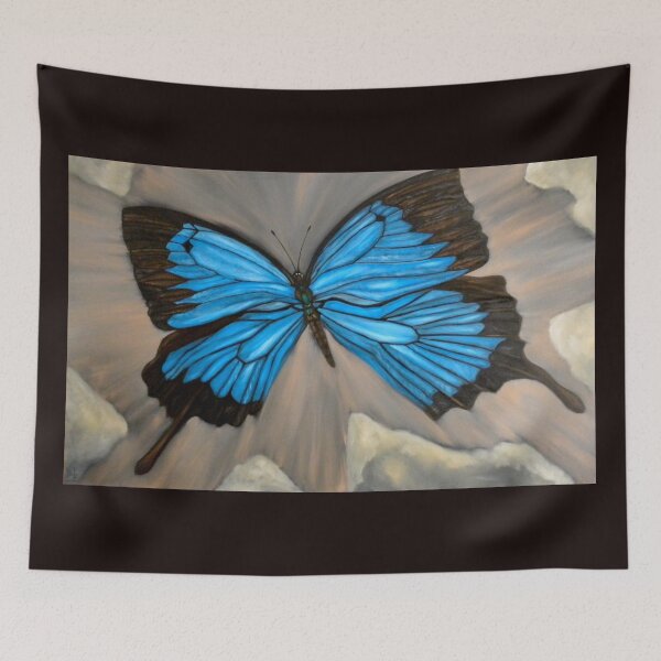 Item preview, Ulysses Blue Butterfly Cloudburst designed and sold by CelesteYarnall.