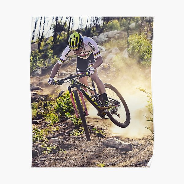 Nino Schurter Sprungrennen Poster