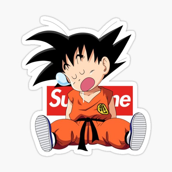 goku drip Sticker for Sale by matwebstore