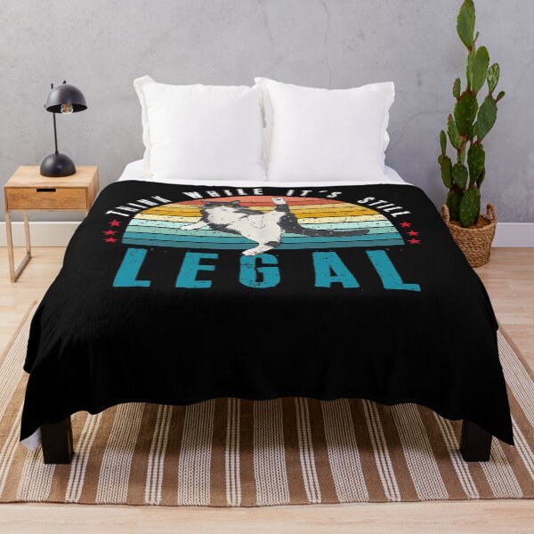 Item preview, Think While It's Still Legal Black Cat Men's designed and sold by KimberleeWider.