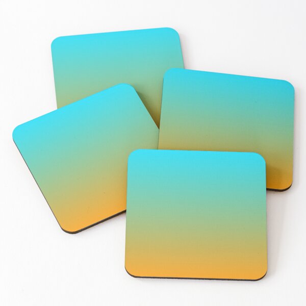 Item preview, Neon Blue & Orange Gradient designed and sold by Moonshine Paradise.