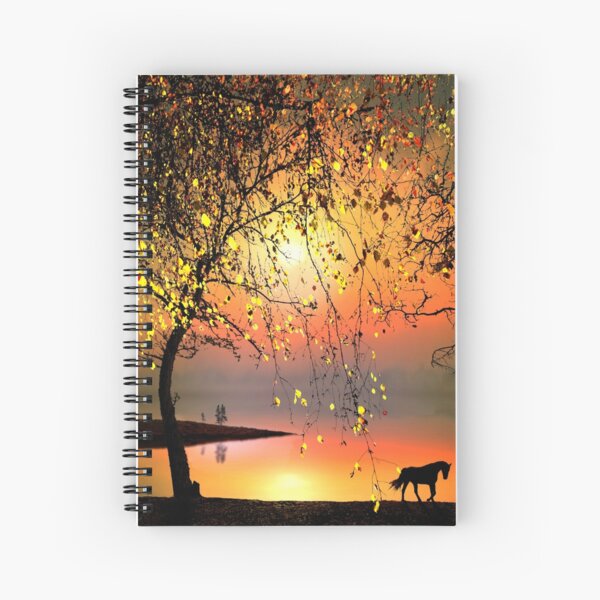 At The Sunset Spiral Notebook