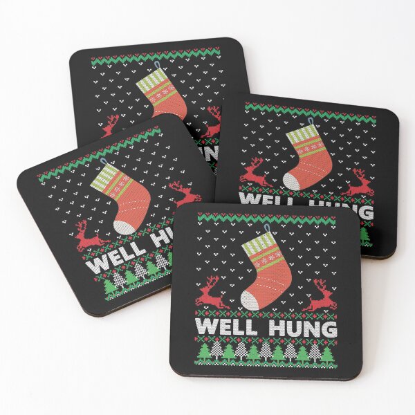 Item preview, Well Hung Funny Christmas Stocking Happy Holiday Santa  designed and sold by KimberleeWider.