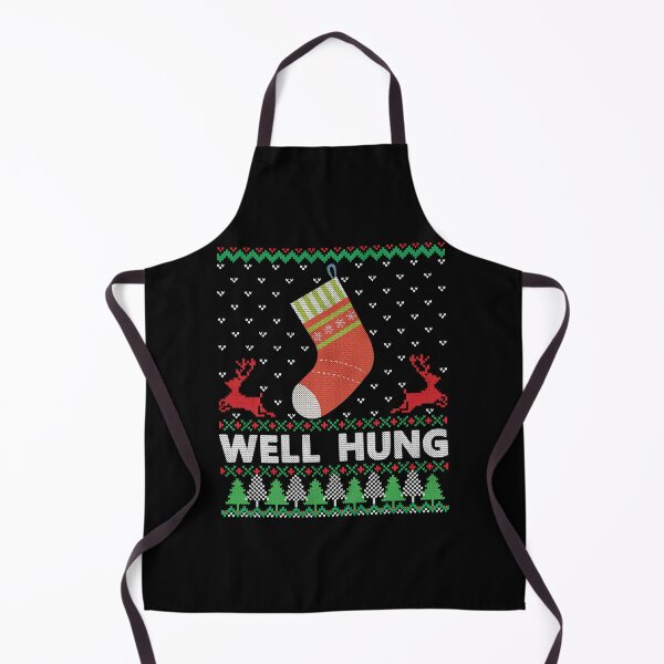 Item preview, Well Hung Funny Christmas Stocking Happy Holiday Santa  designed and sold by KimberleeWider.