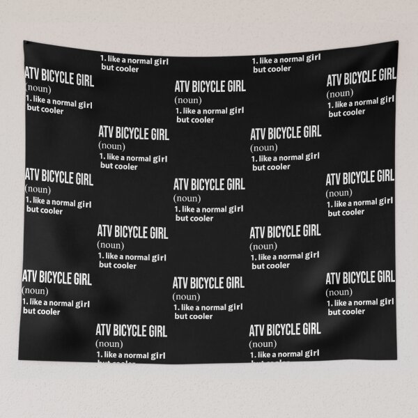 Item preview, ATV bicycle Girl like a normal Girl but cooler designed and sold by NgocLanDesign.