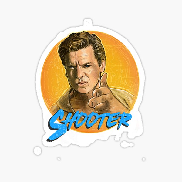 Shooter McGavin blue Sticker