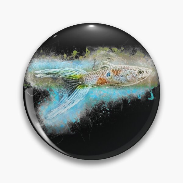 Item preview, Guppy double sword - Poecilia reticulata designed and sold by AquariumLutter.