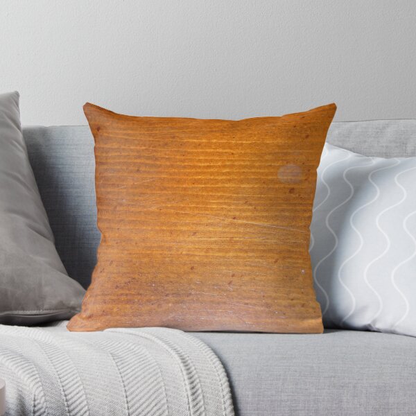 Wooden Facade Throw Pillow