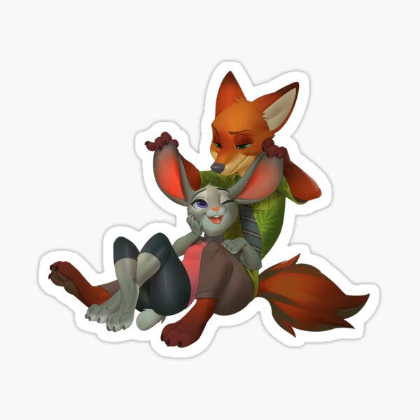 600px x 600px - Furry Anthro Bunny Stickers for Sale | Redbubble