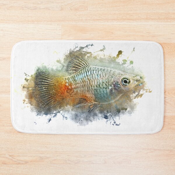 Aperçu de l'œuvre Blue Platy - Xiphophorus maculatus créée et vendue par AquariumLutter.