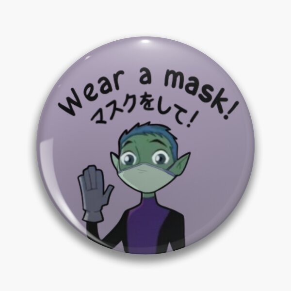 Item preview, BB says "Wear a Mask!" designed and sold by ShockShop777.