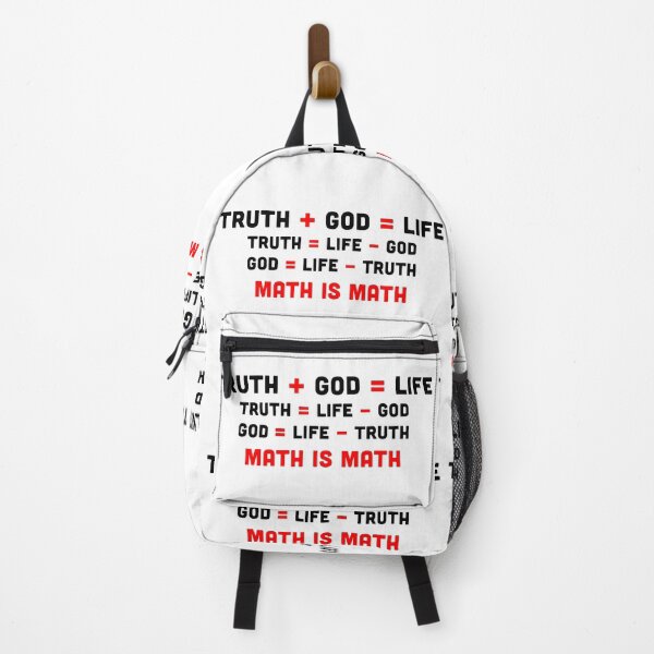 Item preview, TRUTH + GOD = LIFE TRUTH = LIFE - GOD GOD = LIFE - TRUTH MATH IS MATH designed and sold by PhrasesOfWords.